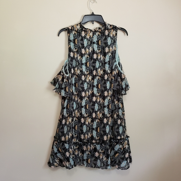 Anthropologie Foxiedox Adora Cold Shoulder Dress Floral Medium NWT - Picture 3 of 9